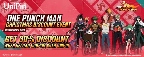 Sambut Natal dengan Gebyar Diskon 30% dari One Punch Man!